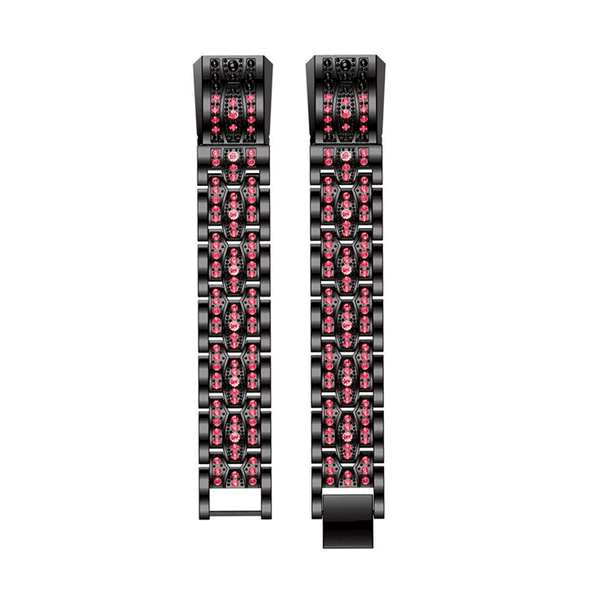 Metal Crystal Watch Band Luxury Stainless Steel Strap Replacement for Fitbit Alta HR and Fitbit Alta