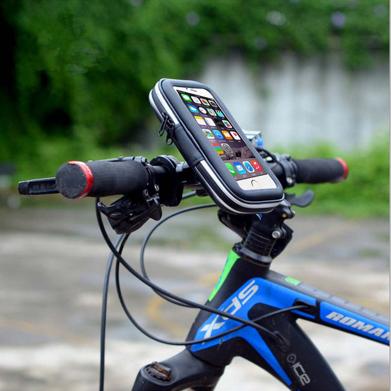 Universal Waterproof Adjustable Motorcycle Bike Bicycle Handlebar Mount Holder Bag for Smartphones