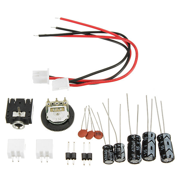 3Pcs TDA2822 Power Amplifier Audio Stereo Module DIY Kit Electronic Learning Suite