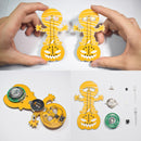 3pcs Geekcreit Red Halloween Horror Pumpkin Head Mummy Ghost Screaming DIY LED Flash Kit