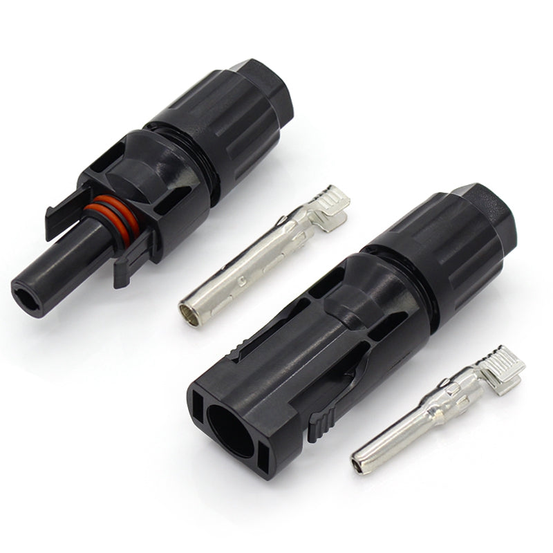 5 Pairs PV Solar Panel Cable MC4 Connectors Male & Female Connectors Waterproof IP67 for Photovoltaic Solar System