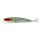 ZANLURE 10pcs/set 11cm 11g Plastic Minnow Wobble Fishing Lure Artificial Hard Crankbait
