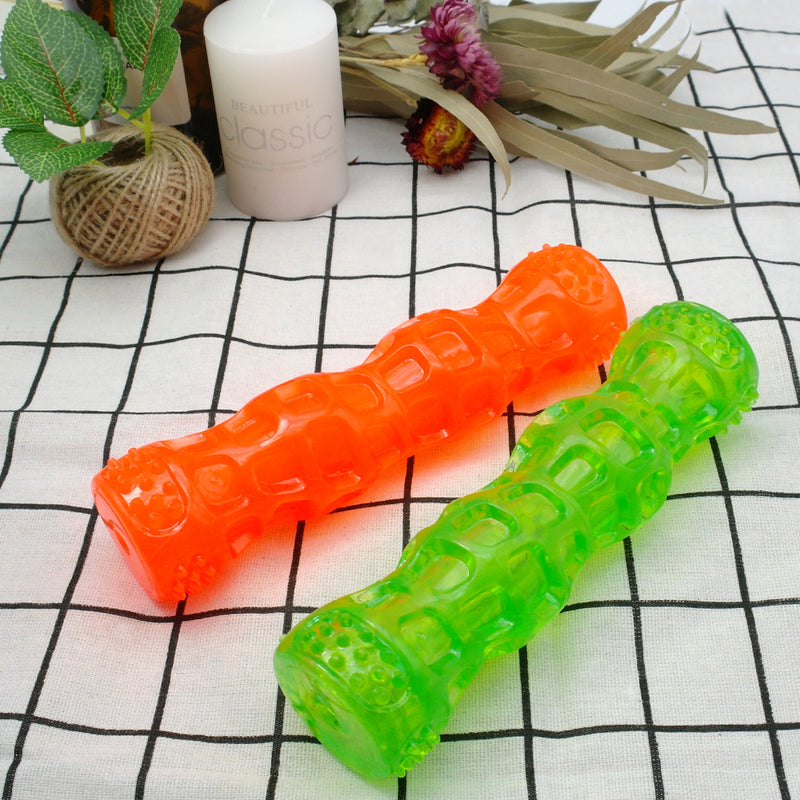 Rubber Dog Toys Bone Waterproof Squeak Sound Pet Toys Bite Resistant For Training Tooth Clean Interactive Pet Dog Chew Toy From Xiaomi Youpin