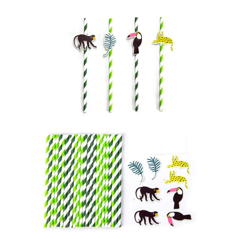 Birthday Party Decorations Set for Boys or Girls Paper Cup Plates Straws Paper Cards