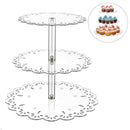 3 Tier Acrylic Cake Stand Storage Rack Dessert Display Holder Wedding Party Decorations