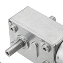 Machifit JGY-370 DC 6/12/24V 150RPM Double Shaft Worm Gear Motor Self-locking Reduction Gear Motor