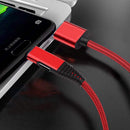 Bakeey 2.4A 2 IN 1 Dual Type-C Audio Fast Charging Nylon Braided Data Cable For HUAWEI P30 Oneplus 7 XIAOMI MI9 S10 S10+