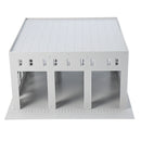 N Scale 1:76 Double-Decker Bus Truck Repair Factory Workshop Building Model