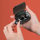 Mini TWS Earbuds bluetooth 5.0 Earphone Three Digital Display Stereo Waterproof Handsfree with 3600mAh Power Bank