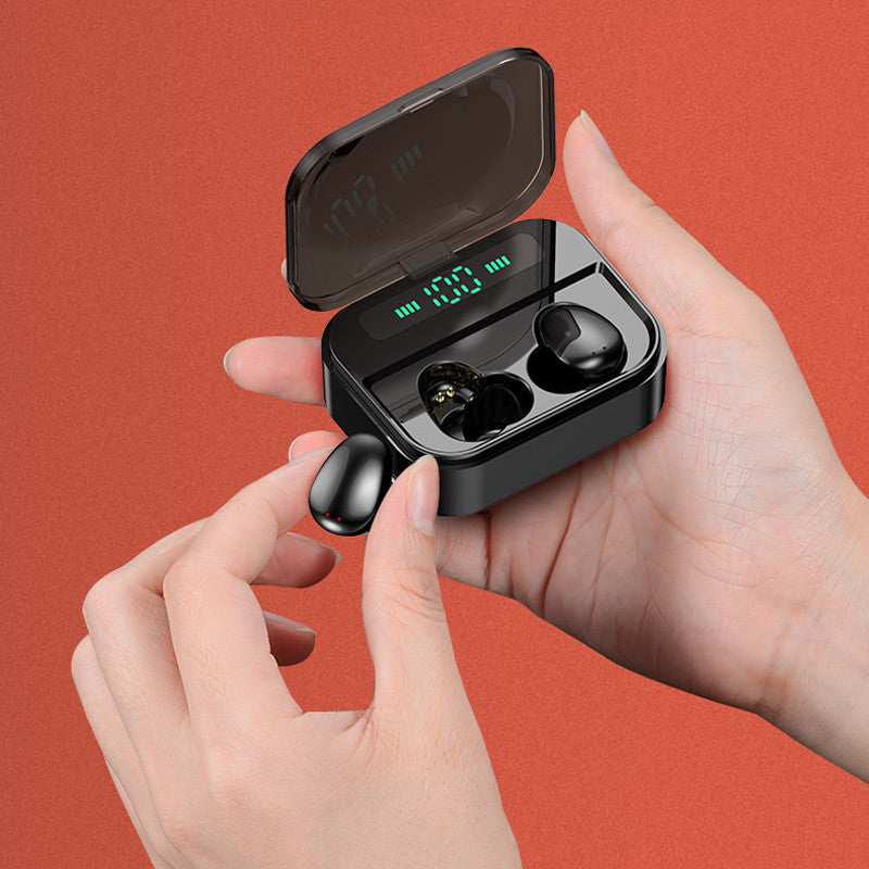 Mini TWS Earbuds bluetooth 5.0 Earphone Three Digital Display Stereo Waterproof Handsfree with 3600mAh Power Bank