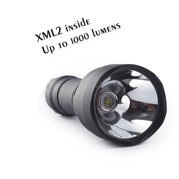 NEW Convoy C8 AK47 7135*8 3/5 Modes Integrated Head LED Flashlight