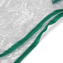 69x49x126cm Apex Roof 3-Tiers Garden Greenhouse Hot Plant House Shelf Shed Clear PVC Cover