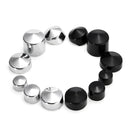 76pcs Screw Bolt Topper Caps Cover For Harley Davidson Twin Cam Dyna 1991-2013