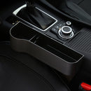 ABS Left Side Car Seat Crevice Gap Storage Box Drink Holder Pocket Coin Organizer
