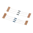 5pcs DIY Blue LED Round Flash Electronic Production Kit Component Soldering Training Practice Board