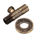 Antique Brass Triangle Valve Bathroom Accessory G1/2 Brass Angle Stop Valve Filling Valve Cylinder Type