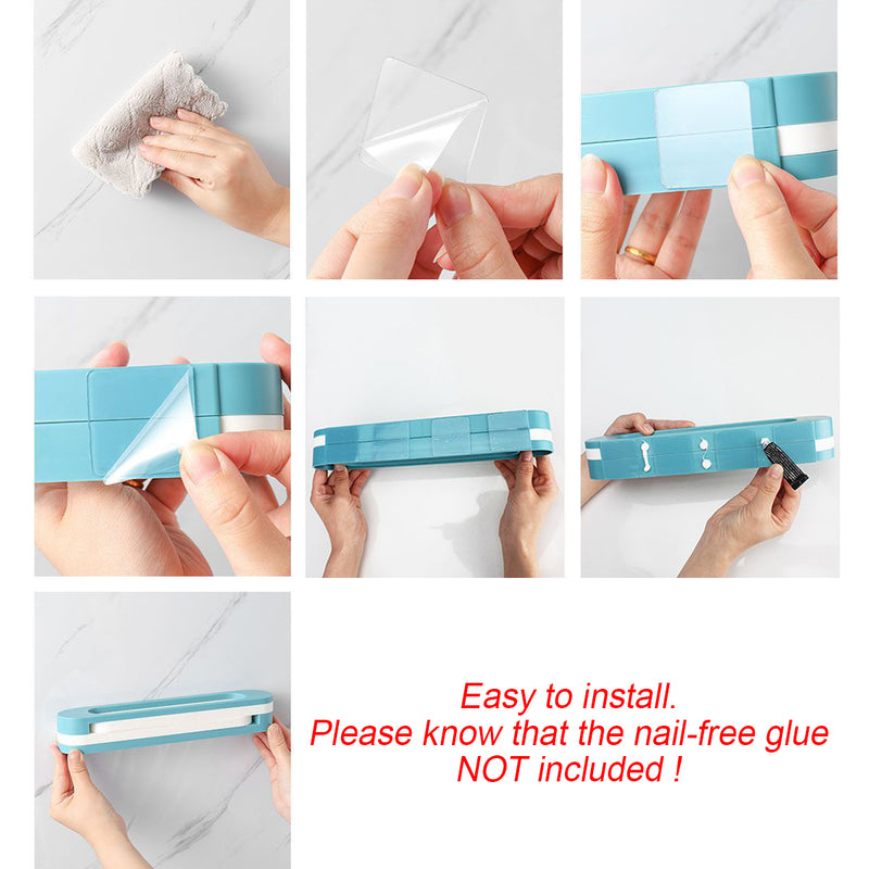 3 in 1 Home Wall-Mounted Shoes Shelf Racks Slippers Shoes Holder Shoes Storage Rack Shoes Organizer