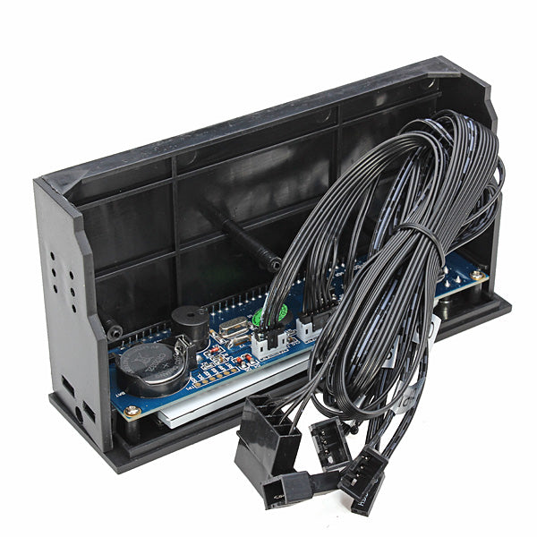 STW 5023 5.25 inch LCD Panel CPU Cooling Fan Speed Temperature Controller Desktop PC Case Drive Bay