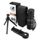 Bakeey 16x52 Dual Focus HD Monocular Telescope Camera +Phone Clip+Tripod for Smartphones