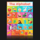 ABC Alphabet Learn Children's Educational Silk Cloth Poster Decor Wall Paper