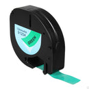 LT 91201/91200/12267 Label Tape Compatible For Dymo LetraTag 12mmx4m Cassette