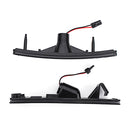 Front/Rear LED Side Marker Lights Turn Signals Lamps Smoked Pair for Ford Mustang 2010-2014