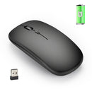 M80 1600DPI Chargeable 4GHz Wireless Silent Optical Office Mouse for Laptops Tablets