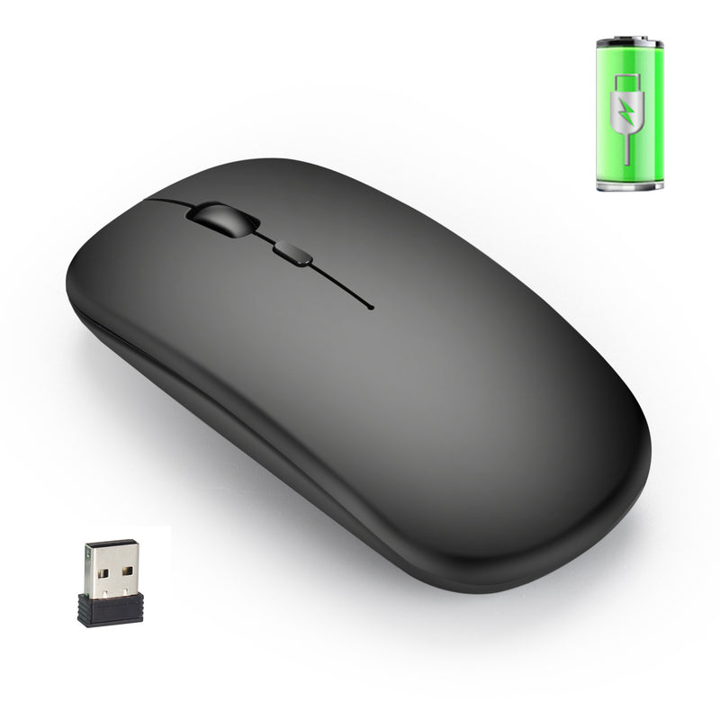 M80 1600DPI Chargeable 4GHz Wireless Silent Optical Office Mouse for Laptops Tablets