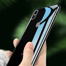 Cafele Protective Case for iPhone XS Max 6D Clear Tempered Glass Soft TPU Edge Back Cover