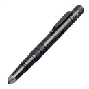 Black ZANLURE MT09 Multifunctional Anti - Wolf Tactical Pen Tungsten Steel Pen Outdoor Camping Hunting Portable Window Breaker Survival Tool