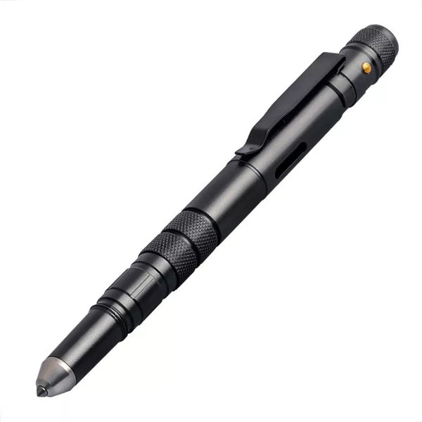 Black ZANLURE MT09 Multifunctional Anti - Wolf Tactical Pen Tungsten Steel Pen Outdoor Camping Hunting Portable Window Breaker Survival Tool