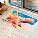 Classic Cobblestone Starfish Non-slip Rug Soft Bathroom Mat Doormat Carpet