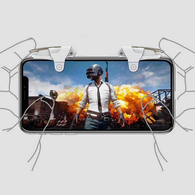 Bakeey Phone Gamepad Trigger Game Controller PUBG Aim Button Shooter Joystick For iPhone iOS Android Mobile Phone
