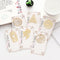 Chinese Style Cherry Blossom Series Metal Hollow Bookmark For Student 10 Pcs