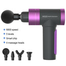 6000MAh USB LED Electric Percussion Massager 6800r/min / 7200r/min Handheld Therapy Device For Relaxing Shock Vibration Deep Muscles Electric Massager