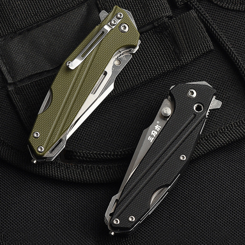 Sanrenmu 7116 Multifunctional Folding Tools Camping Survival Hunting EDC Tools Screwdriver Bottle Opener Rope Cutter