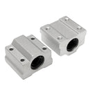 Machifit 10pcs 8mm Diameter 200-800mm Linear Rail Shaft Rod with Bearing Guide Support and SCS8UU Bearing Block CNC Parts