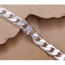 Fashion Hiphop Men Metal Chain Bracelet Trendy Style 10mm Gold Plating Bracelet