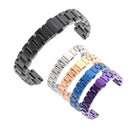 Mijobs Classic Three-bead Wristband Replacement Metal Watch Band for Xiaomi mi band 2 Smart Watch