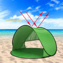 Outdoor 1-2 Person Camping Tent Automatic Opening UV Beach Sunshade Canopy