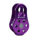 XINDA Rock Climbing Mountaineering High Altitude Fixed Single 20KN Pulley Aluminium Alloy