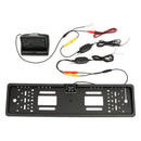 Car Vehicle License Plate Frame Rear Reversing Camera Kit  Night Vision + 4.3" Monitor Kits