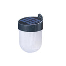 LUSTREON Solar 3 LED Wall Lamp Outdoor Waterproof Fence Garden Path Light Double Color Temperature