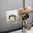 Drain Rack Holder Storage Organizer Drying Shelf for Kitchen Sink Faucet Sponge Soap
