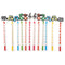 12 Pcs Wooden Musical Note Cartoon Pencils Stationery Gifts for Children