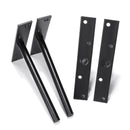 4 Pcs Stainless Steel Floating Shelf Bracket Heavy Duty Hidden Brackets Supports Handheld Stabilizer Bracket