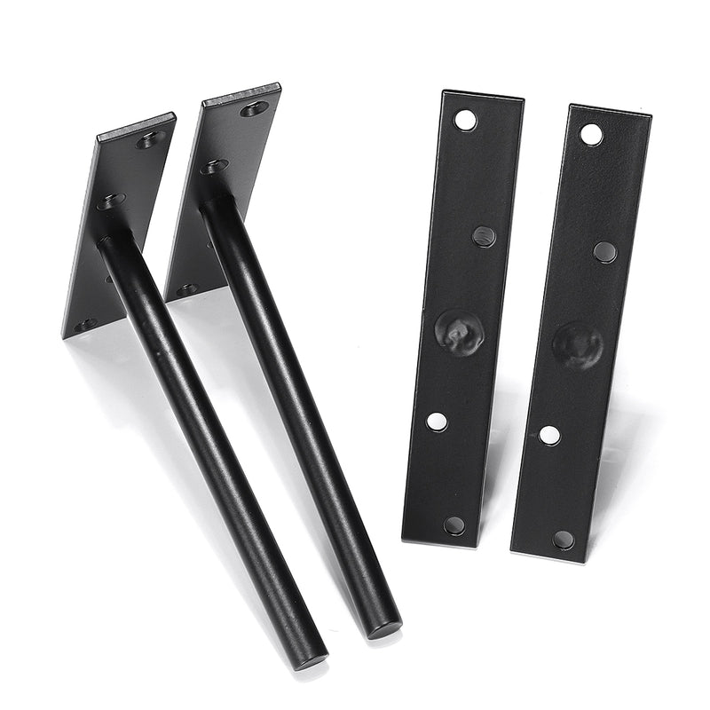 4 Pcs Stainless Steel Floating Shelf Bracket Heavy Duty Hidden Brackets Supports Handheld Stabilizer Bracket