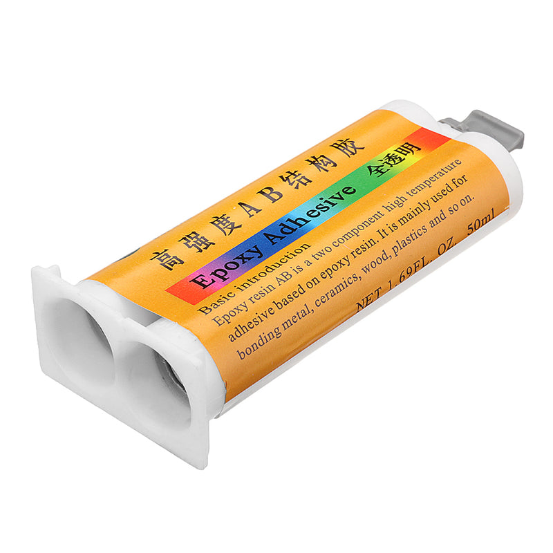 50ml Clear Epoxy Resin AB Adhesive Ceramic Wood Mable Glass Bonding Fast Drying High Strength Glue