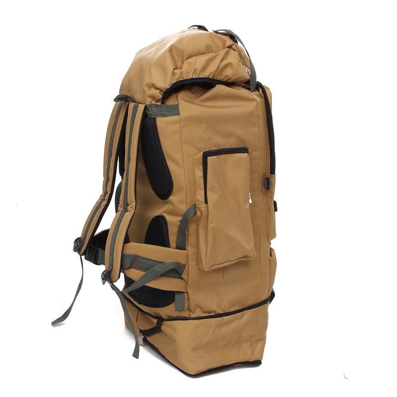 100L Oxford Waterproof Backpack Mountaineering Bag Camouflage Outdoor Travel Bag