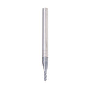 Drillpro 10pcs 2.5mm HRC55 TiAlN 2 Flutes End Mill Cutter Tungsten Carbide Milling Cutter CNC Tool